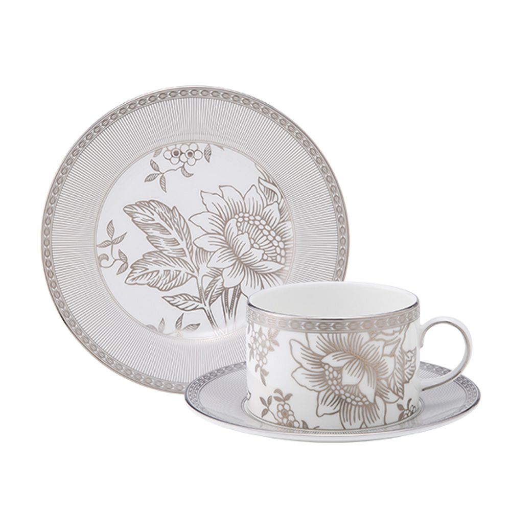 ウェッジウッド（Wedgwood） シルバートンキン トリオセット