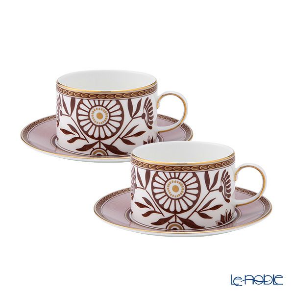 ウェッジウッド（Wedgwood） レッドスプレンダー ティーカップ＆ソーサー 250ml ペア