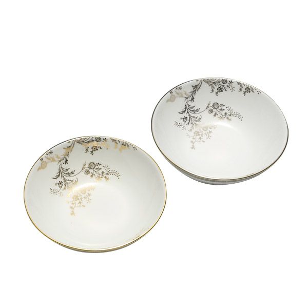 ウェッジウッド（Wedgwood） ヴェラ・ウォン ヴェラレース プラチナ＆ゴールド マルチソーサー 13.5cm ペア