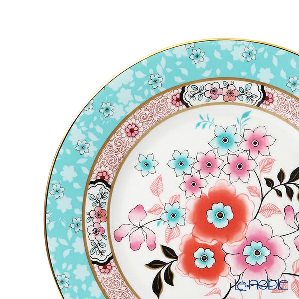 ウェッジウッド（Wedgwood）ワンダーラスト プレート 20cm 4枚セット イエロー／レッド／グリーン／ブルー