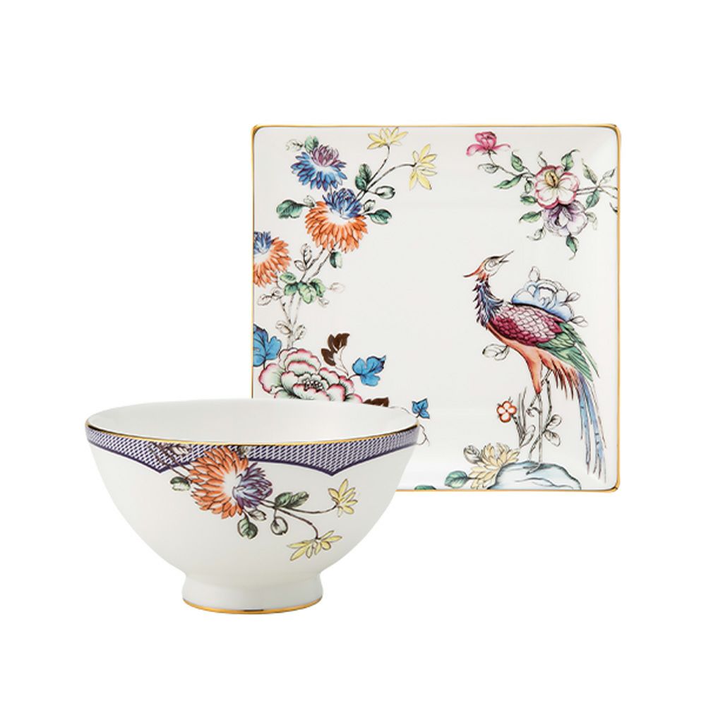 ウェッジウッド（Wedgwood） ワンダーラスト フォーチュン スモールボウル＆スクエアトレイ セット