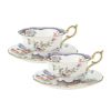 ウェッジウッド（Wedgwood） ワンダーラスト フォーチュン ティーカップ＆ソーサー 180ml ペア