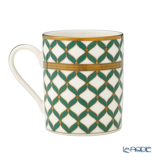 オヴェルデ ムーンウォーカー コレクション マグカップ No.3-A グリーンホワイト 330ml