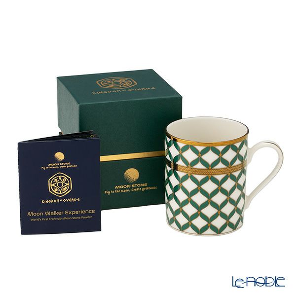 オヴェルデ ムーンウォーカー コレクション マグカップ No.3-A グリーンホワイト 330ml