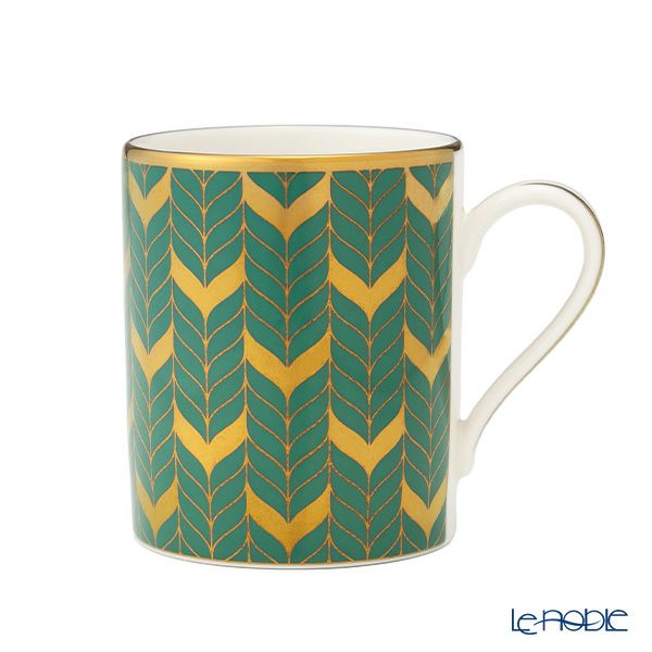 オヴェルデ ムーンウォーカー コレクション マグカップ No.2-B グリーンゴールド 330ml