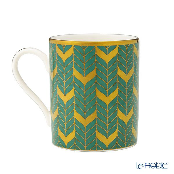 オヴェルデ ムーンウォーカー コレクション マグカップ No.2-B グリーンゴールド 330ml