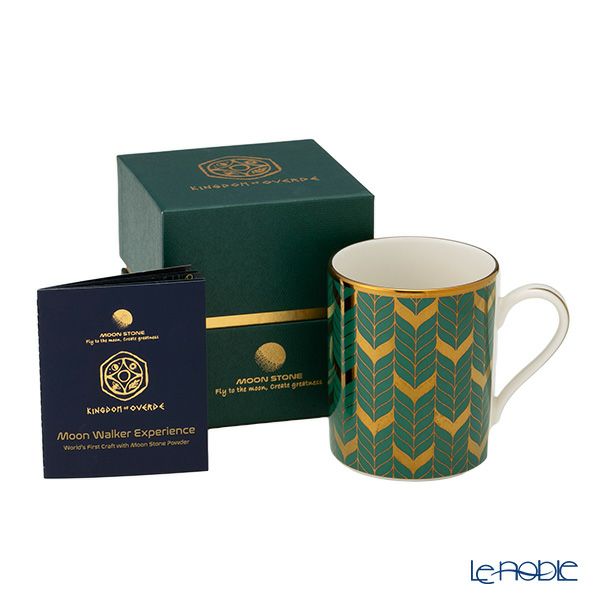 オヴェルデ ムーンウォーカー コレクション マグカップ No.2-B グリーンゴールド 330ml