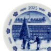 ロイヤルコペンハーゲン（Royal Copenhagen） ミニプラケット／ミニイヤープレート 8cm CHRISTMAS IN COPENGHAGEN 2025年／令和7年