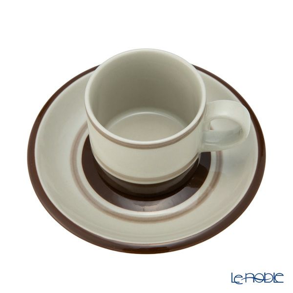 【1点限り】北欧ヴィンテージ アラビア（ARABIA） ピルッティ／Pirtti コーヒーカップ＆ソーサー 01
