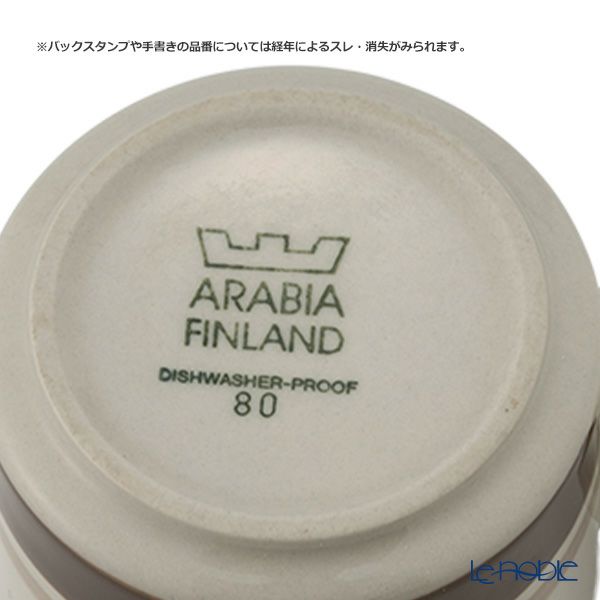 【1点限り】北欧ヴィンテージ アラビア（ARABIA） ピルッティ／Pirtti コーヒーカップ＆ソーサー 01