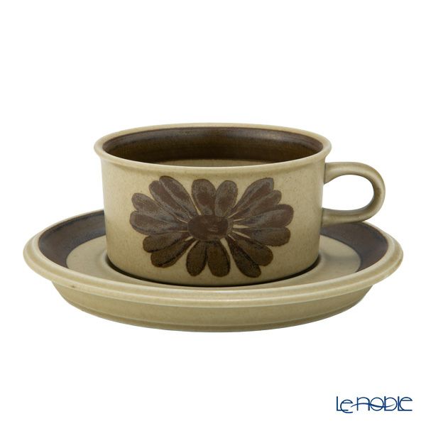 【1点限り】北欧ヴィンテージ アラビア（ARABIA） トゥントゥリ／Tunturi ティーカップ＆ソーサー