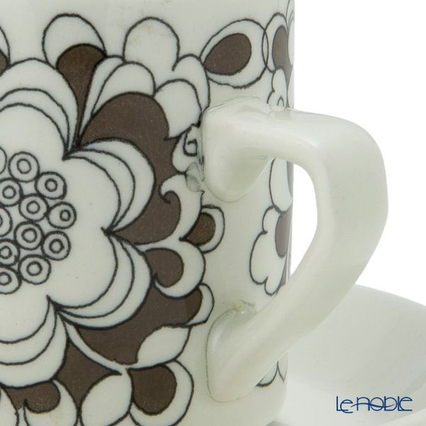 【1点限り】北欧ヴィンテージ アラビア（ARABIA） ガーデニア／Gardenia カップ＆ソーサー