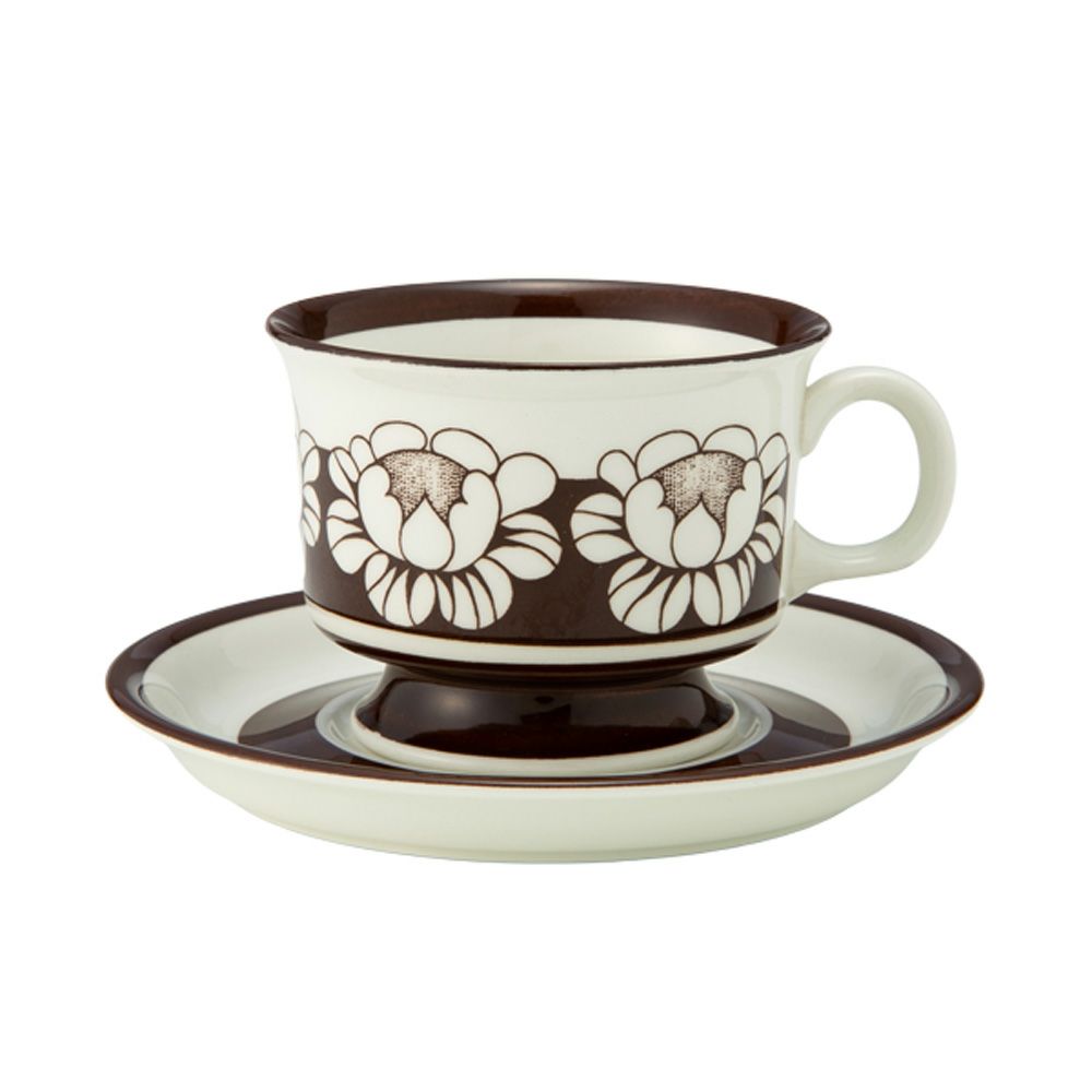 【1点限り】北欧ヴィンテージ アラビア（ARABIA） カトリッリ／Katrilli コーヒーカップ＆ソーサー