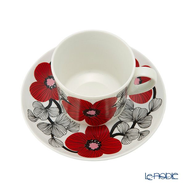 【1点限り】北欧ヴィンテージ アラビア（ARABIA） イソクッカ／Isokukka カップ＆ソーサー