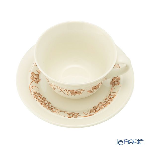 【1点限り】北欧ヴィンテージ アラビア（ARABIA） トゥーリ／Tuuli ティーカップ＆ソーサー