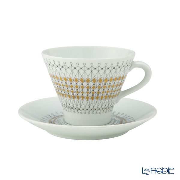 【1点限り】北欧ヴィンテージ アラビア（ARABIA） クラウン（クルーヌ）／Crown コーヒーカップ＆ソーサー