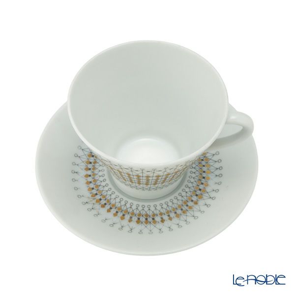 【1点限り】北欧ヴィンテージ アラビア（ARABIA） クラウン（クルーヌ）／Crown コーヒーカップ＆ソーサー