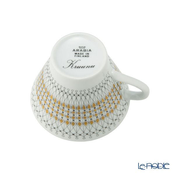 【1点限り】北欧ヴィンテージ アラビア（ARABIA） クラウン（クルーヌ）／Crown コーヒーカップ＆ソーサー