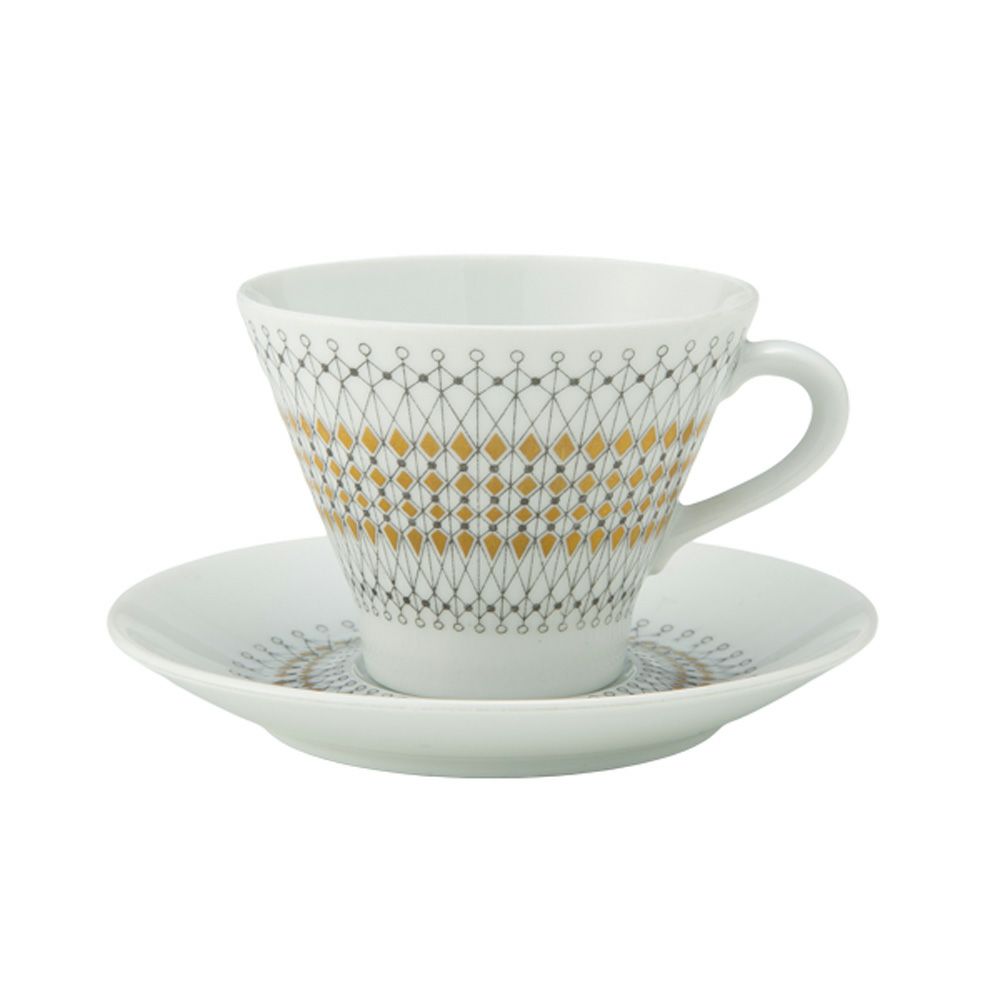 【1点限り】北欧ヴィンテージ アラビア（ARABIA） クラウン（クルーヌ）／Crown コーヒーカップ＆ソーサー