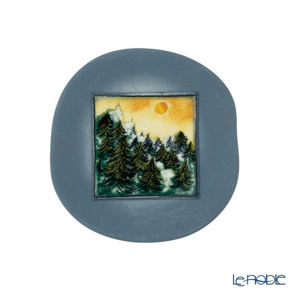 【1点限り】北欧ヴィンテージ アラビア（ARABIA） フォレスト ウォールプレート 11×11cm