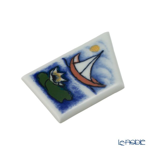 【1点限り】北欧ヴィンテージ アラビア（ARABIA） ヨット ブローチ