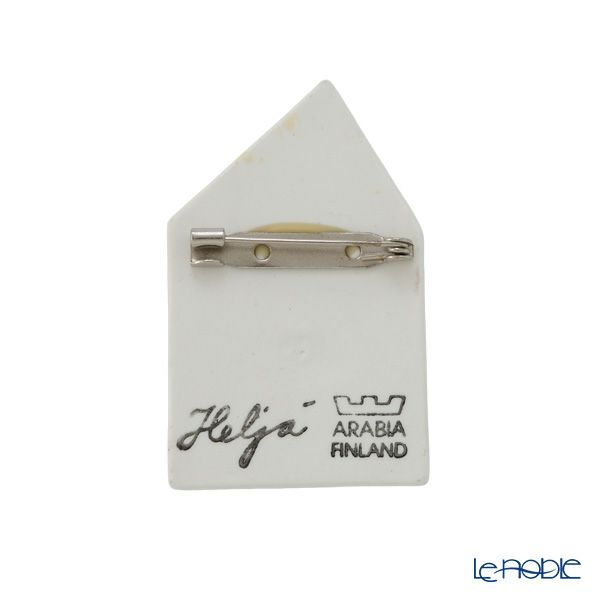 【1点限り】北欧ヴィンテージ アラビア（ARABIA）あなたにバラをあげたい ブローチ