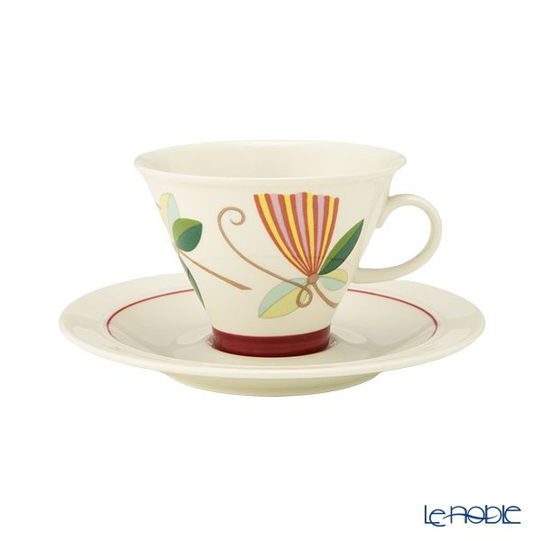 【1点限り】北欧ヴィンテージ アラビア（ARABIA） ハーレクインカーニバル コーヒーカップ＆ソーサー