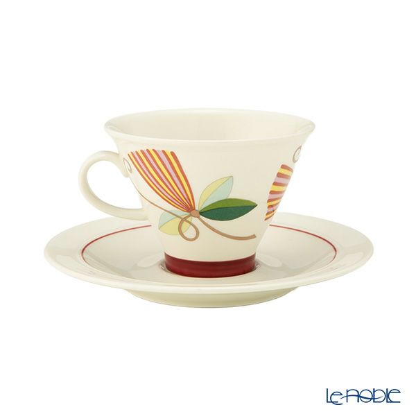 【1点限り】北欧ヴィンテージ アラビア（ARABIA） ハーレクインカーニバル コーヒーカップ＆ソーサー