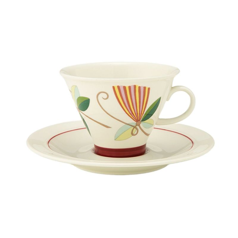 【1点限り】北欧ヴィンテージ アラビア（ARABIA） ハーレクインカーニバル コーヒーカップ＆ソーサー