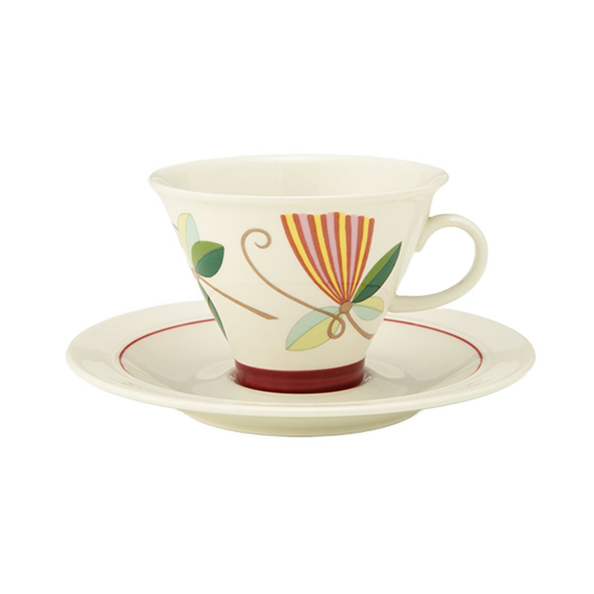 【1点限り】北欧ヴィンテージ アラビア（ARABIA） ハーレクインカーニバル コーヒーカップ＆ソーサー