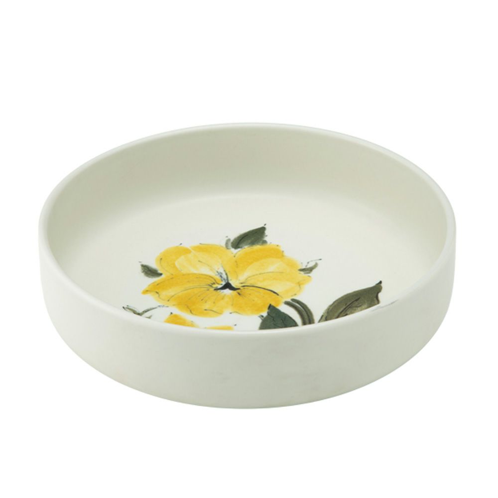 【1点限り】北欧ヴィンテージ アラビア（ARABIA） 黄色い花 サービングボウル