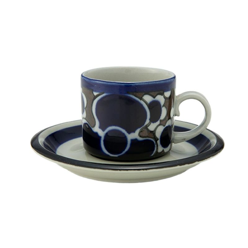 【1点限り】北欧ヴィンテージ アラビア（ARABIA） サーラ／Sara コーヒーカップ＆ソーサー