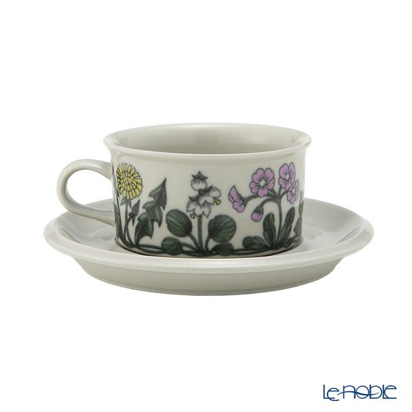 【1点限り】北欧ヴィンテージ アラビア（ARABIA）フローラ ティーカップ＆ソーサー
