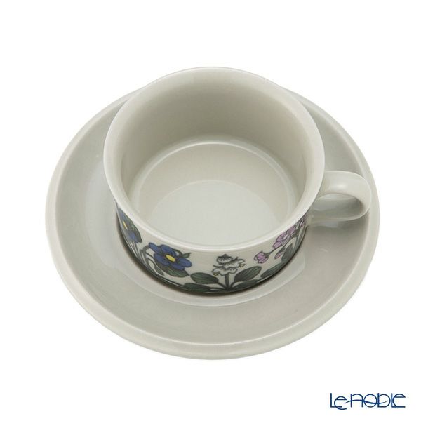【1点限り】北欧ヴィンテージ アラビア（ARABIA）フローラ ティーカップ＆ソーサー