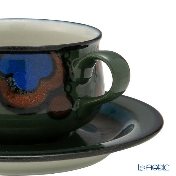 【1点限り】北欧ヴィンテージ アラビア（ARABIA） アトリエ カレワラ／Atelje Kalevala ティーカップ＆ソーサー