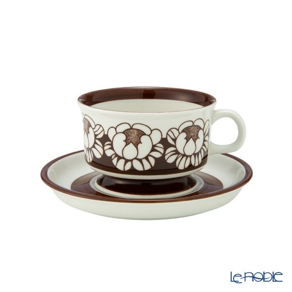 【1点限り】北欧ヴィンテージ アラビア（ARABIA） カトリッリ／Katrilli モカカップ＆ソーサー