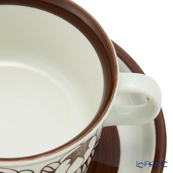 【1点限り】北欧ヴィンテージ アラビア（ARABIA） カトリッリ／Katrilli モカカップ＆ソーサー