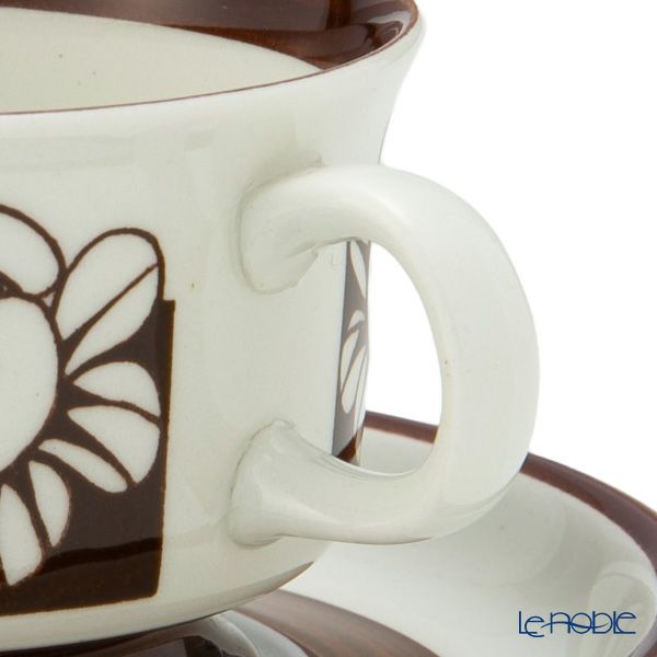 【1点限り】北欧ヴィンテージ アラビア（ARABIA） カトリッリ／Katrilli モカカップ＆ソーサー