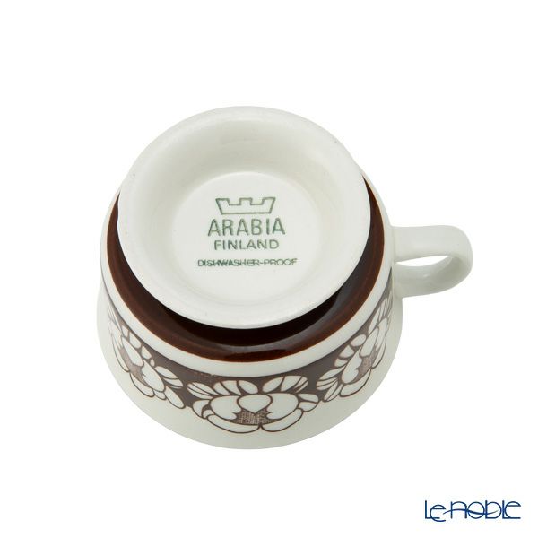 【1点限り】北欧ヴィンテージ アラビア（ARABIA） カトリッリ／Katrilli モカカップ＆ソーサー
