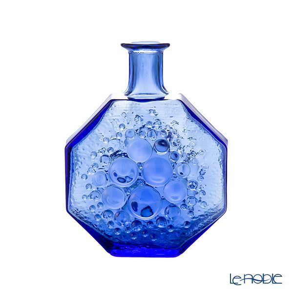 【1点限り】北欧ヴィンテージ リーヒマエンラシ（RIIHIMAEN LASI） ステラポラリス フラワーベース ブルー