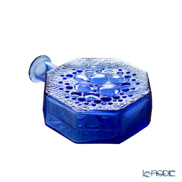 【1点限り】北欧ヴィンテージ リーヒマエンラシ（RIIHIMAEN LASI） ステラポラリス フラワーベース ブルー