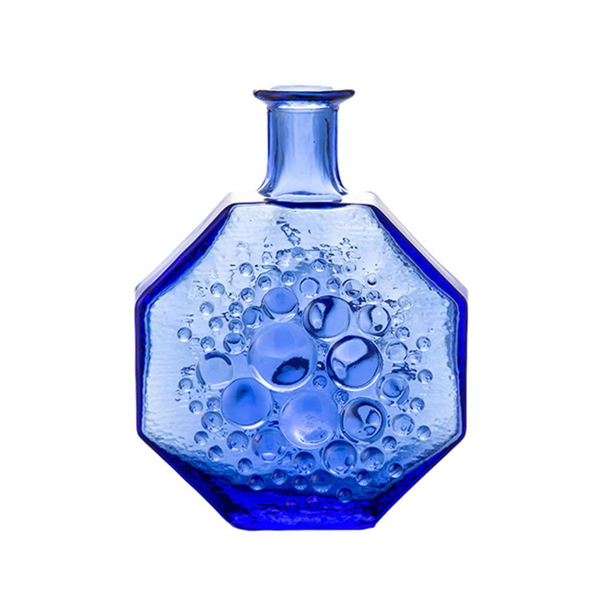 【1点限り】北欧ヴィンテージ リーヒマエンラシ（RIIHIMAEN LASI） ステラポラリス フラワーベース ブルー