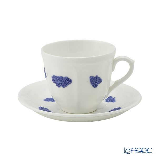 【1点限り】北欧ヴィンテージ グスタフスベリ（GUSTAVSBERG） ブラブロム／Bla Blom コーヒーカップ＆ソーサー