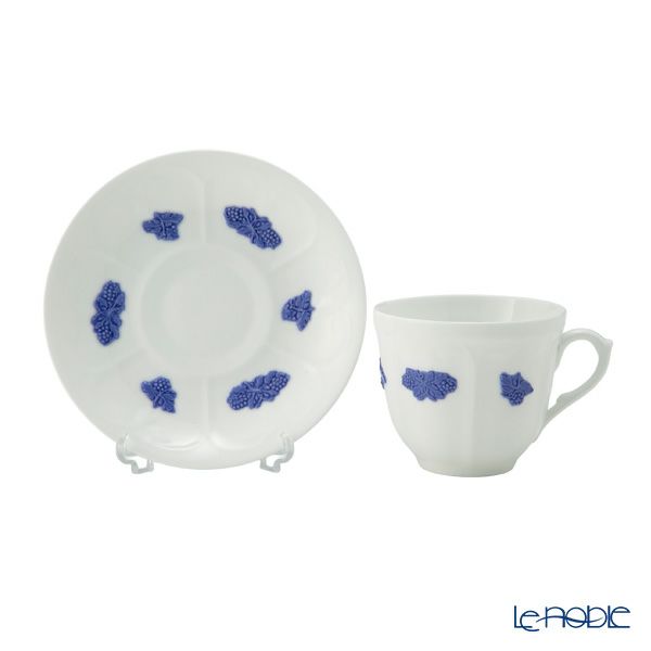 【1点限り】北欧ヴィンテージ グスタフスベリ（GUSTAVSBERG） ブラブロム／Bla Blom コーヒーカップ＆ソーサー