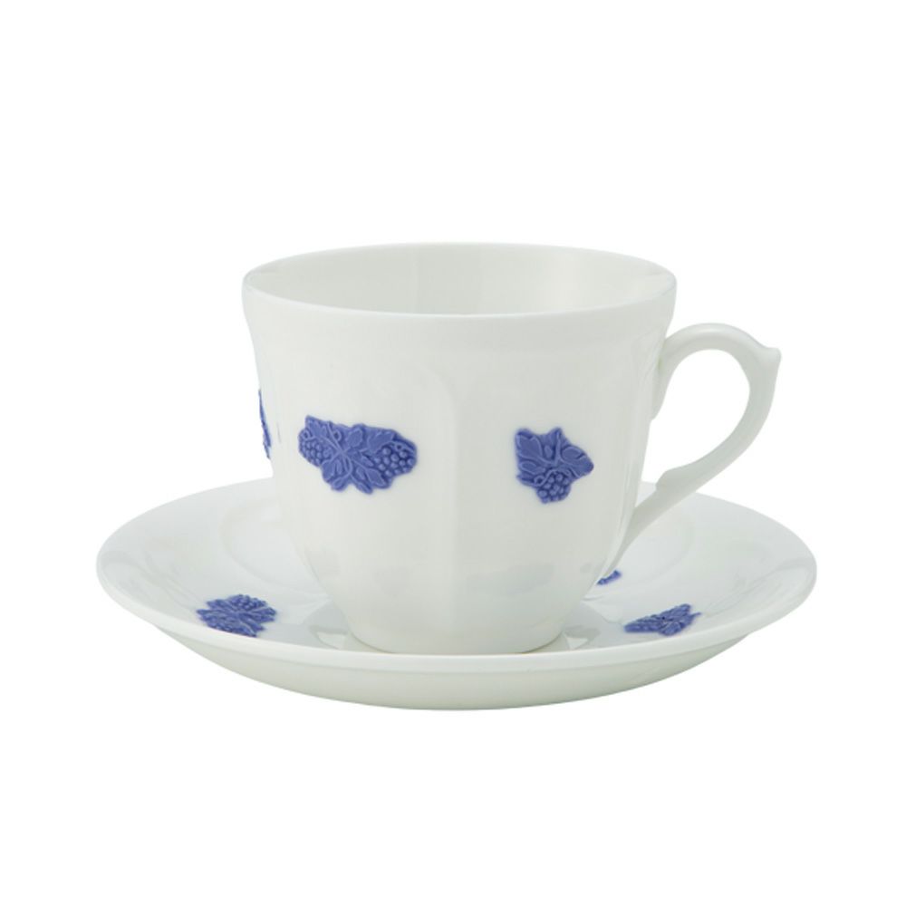 【1点限り】北欧ヴィンテージ グスタフスベリ（GUSTAVSBERG） ブラブロム／Bla Blom コーヒーカップ＆ソーサー