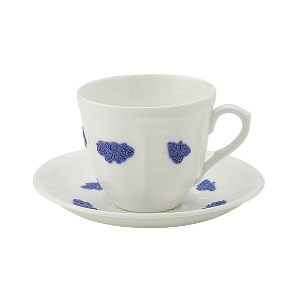 【1点限り】北欧ヴィンテージ グスタフスベリ（GUSTAVSBERG） ブラブロム／Bla Blom コーヒーカップ＆ソーサー