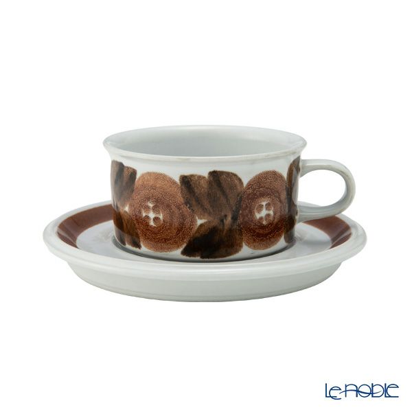 【1点限り】北欧ヴィンテージ アラビア（ARABIA） ロスマリン／Rosmarin ティーカップ＆ソーサー