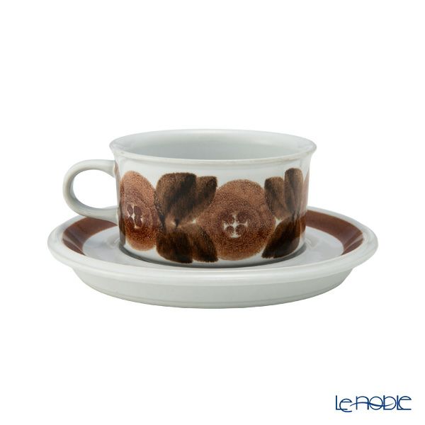 【1点限り】北欧ヴィンテージ アラビア（ARABIA） ロスマリン／Rosmarin ティーカップ＆ソーサー