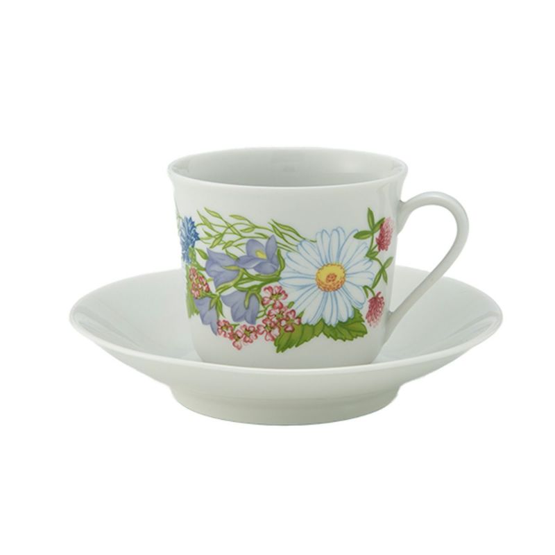 【1点限り】北欧ヴィンテージ ロールストランド（RORSTRAND）ミッドサマー コーヒーカップ＆ソーサー