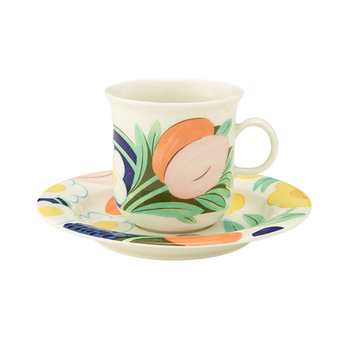 【1点限り】北欧ヴィンテージ アラビア（ARABIA） アークティカ ポエティカ／Arctica Poetica コーヒーカップ＆ソーサー